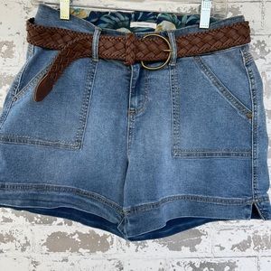 Only worn once. No stains or rips. These are super cute shorts!